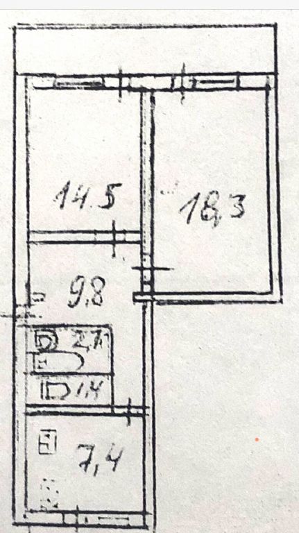Продажа 2-комнатной квартиры, Севастополь, Адмирала Фадеева,  19
