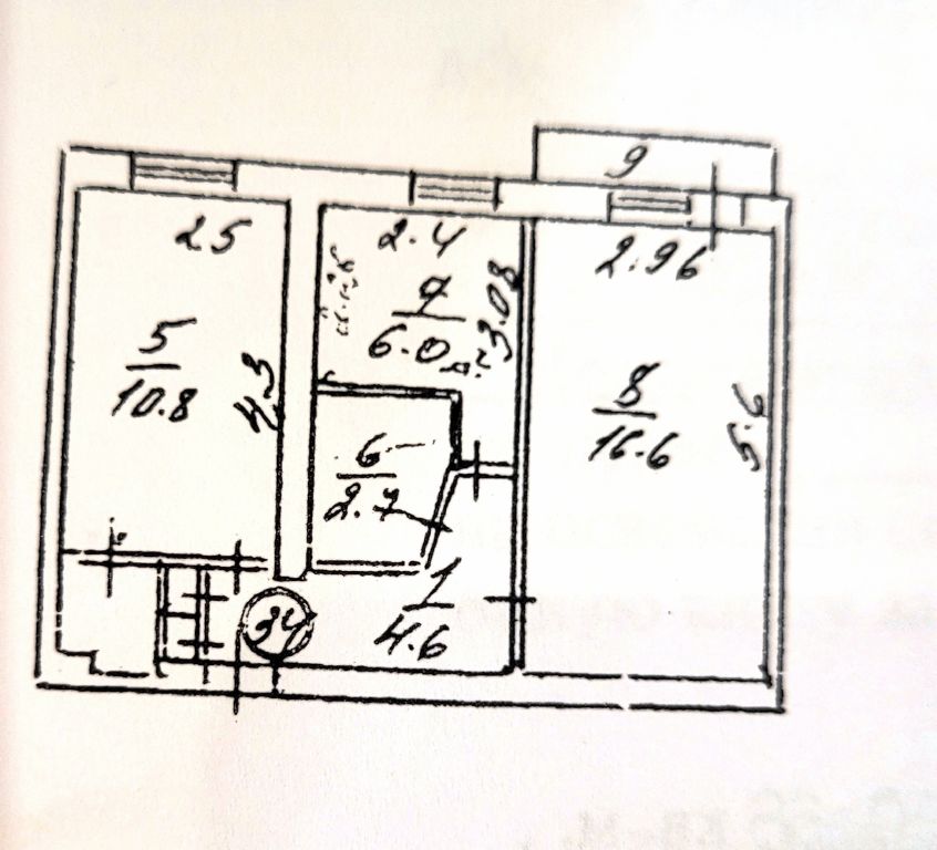 Продажа 2-комнатной квартиры, Севастополь, Ерошенко,  8